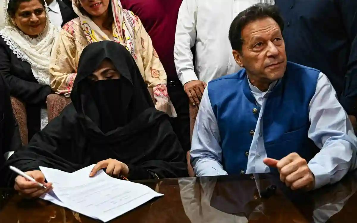 Imran Khan and Bushra Bibi
