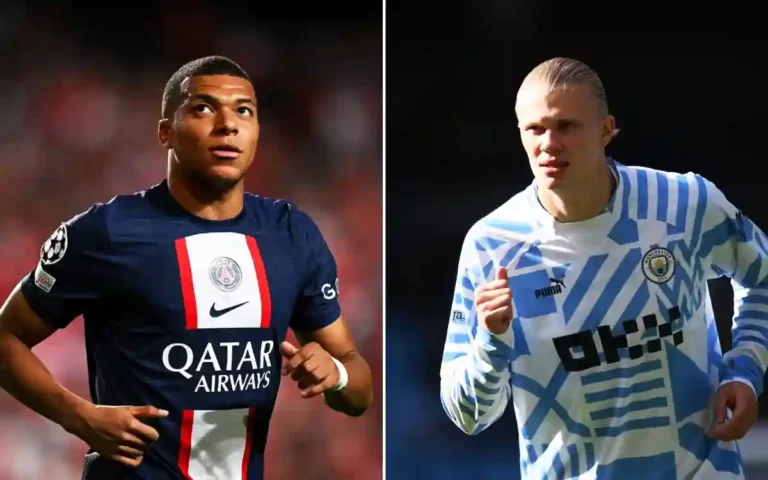 Mbappe and Erling Haaland