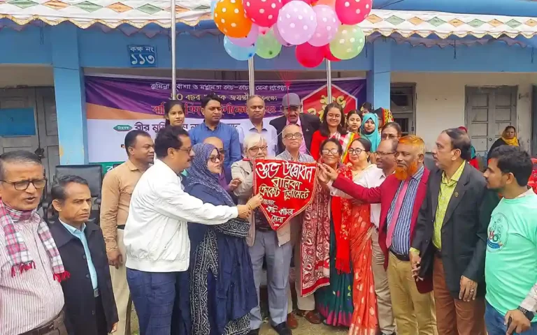 Inauguration of Diamond Jubilee Girls Cricket Tournament in nawab faizunnesa school, Cumilla