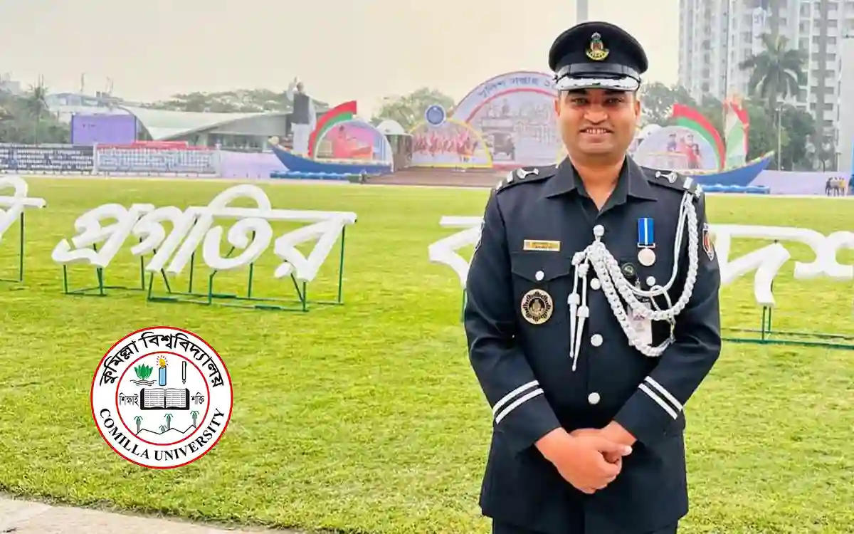 RisingCumilla.Com - A former student of Cumilla University received the PPM medal