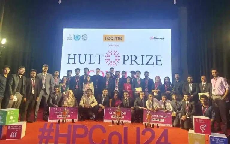 wins Hult Prize on Cumilla University