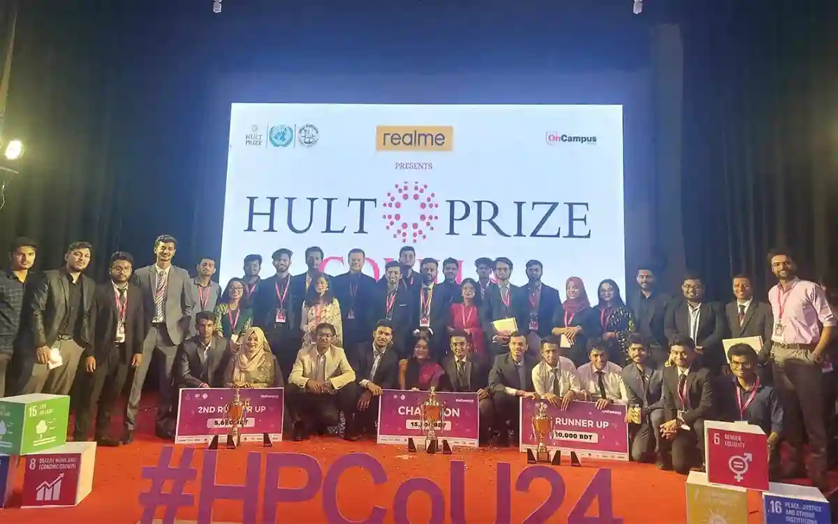 wins Hult Prize on Cumilla University