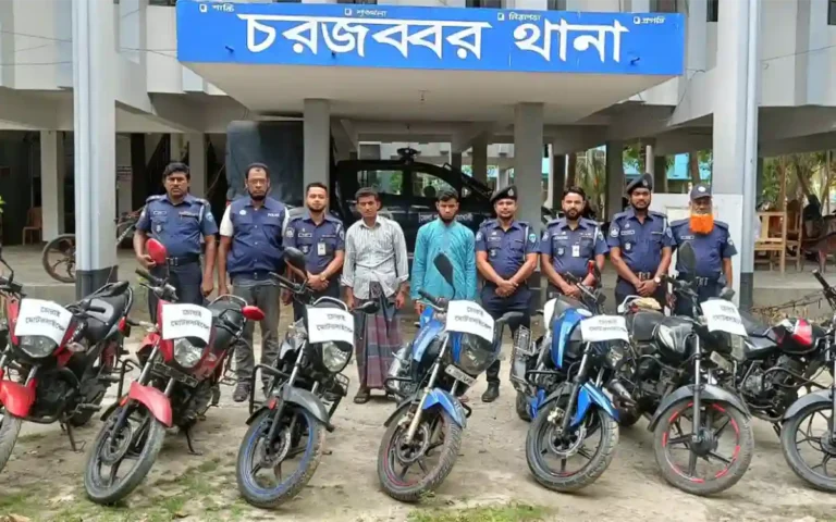 2 arrested with 7 stolen motorcycles in Noakhali