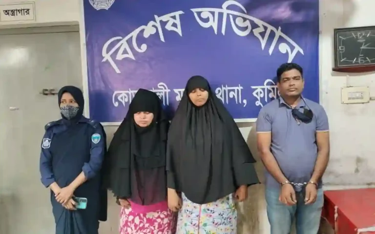 3 members of kidnapping and extortion ring arrested in Cumilla city