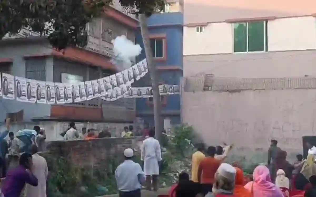 Comilla City by-election Cocktail explosion at Sakkur courtyard meeting
