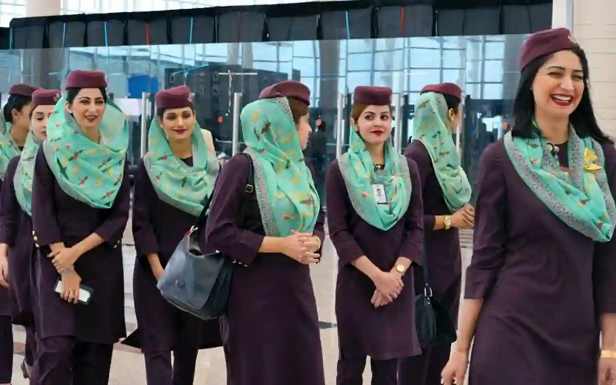 Pakistani cabin crew