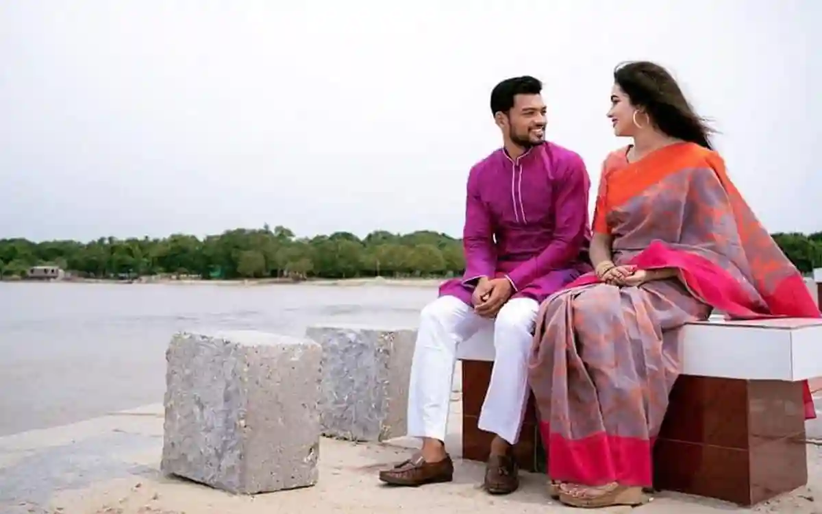 Cricketer Nazmul Hossain Shanto and his Wife Sabrin Sultana Ratna