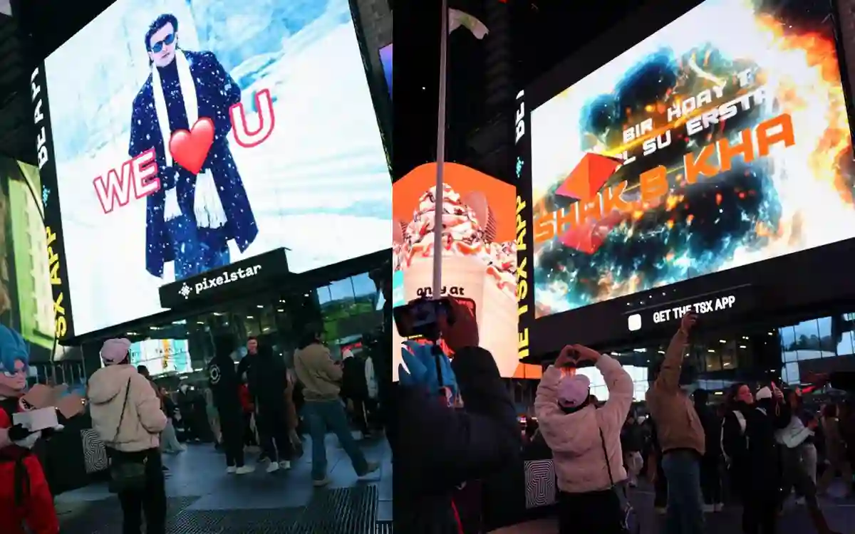 Shakib Khan's birthday- Festival organized by fans in New York's Times Square