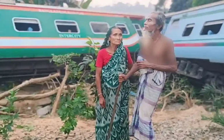 Train carriage derailed in Cumilla, the couple lost their lives