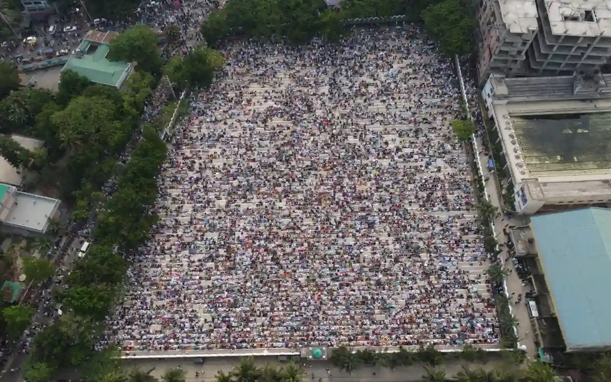 Eid-ul-Fitr congregation at Cumilla Central Eidgah