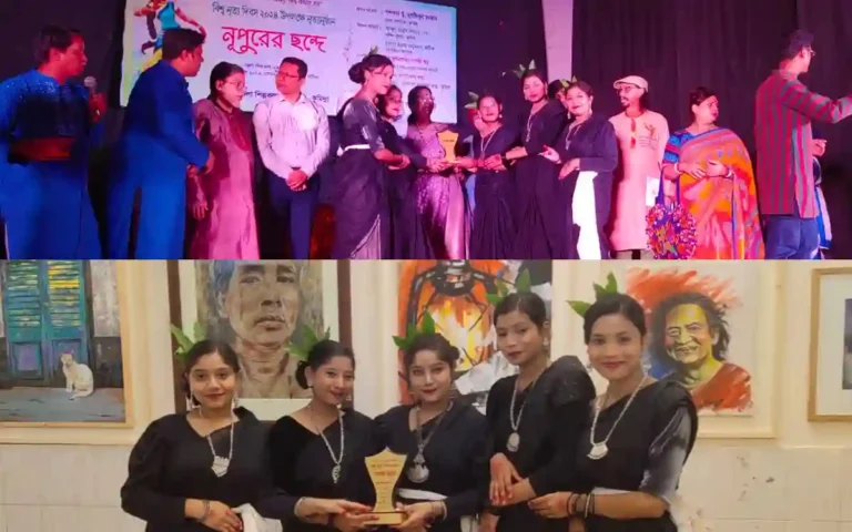 Participation of Cumilla Purbasha and Madhumita Kachi-Kachha Mela on the occasion of World Dance Day dance performance Nupur's Rhythm