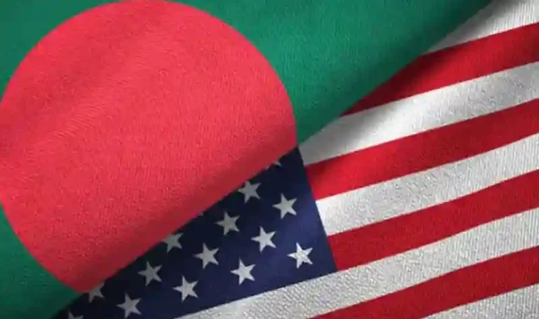 Bangladesh-Usa Flag