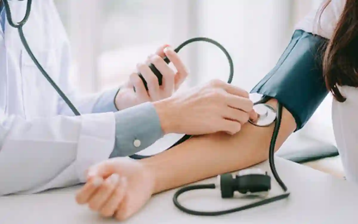 Doctor checking patient