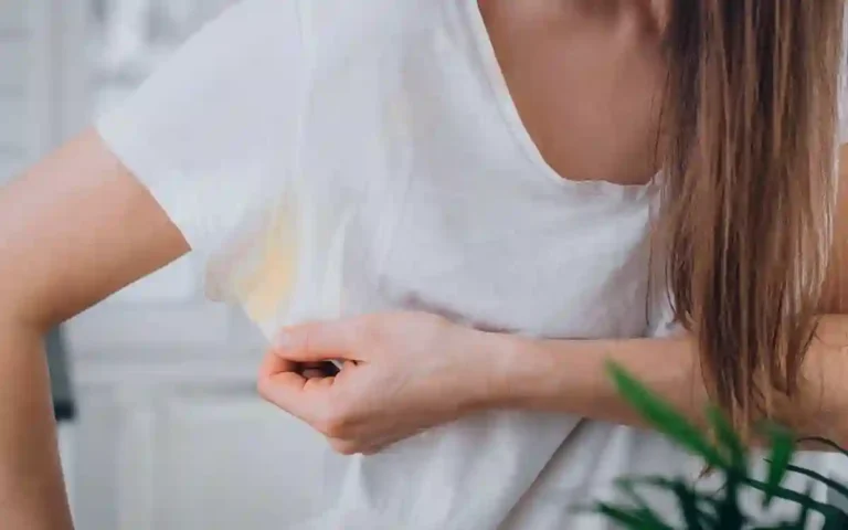 remove sweat stains from clothes