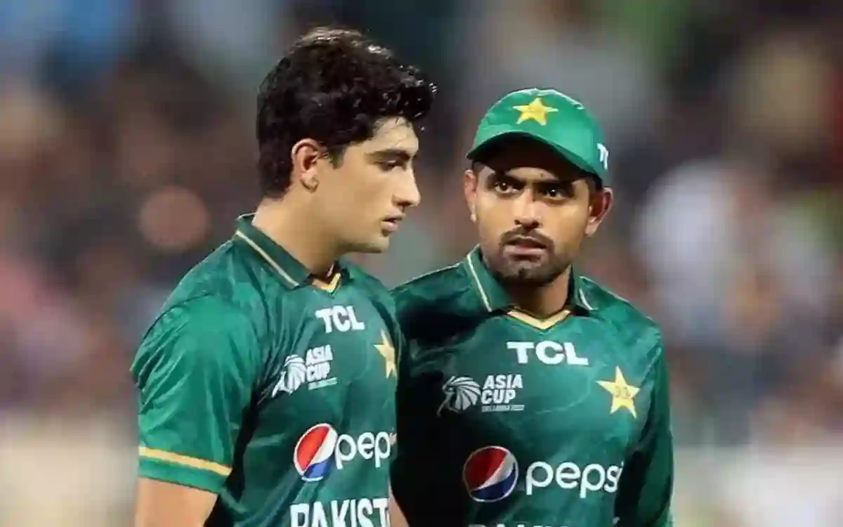 Naseem Shah and Babar Azam