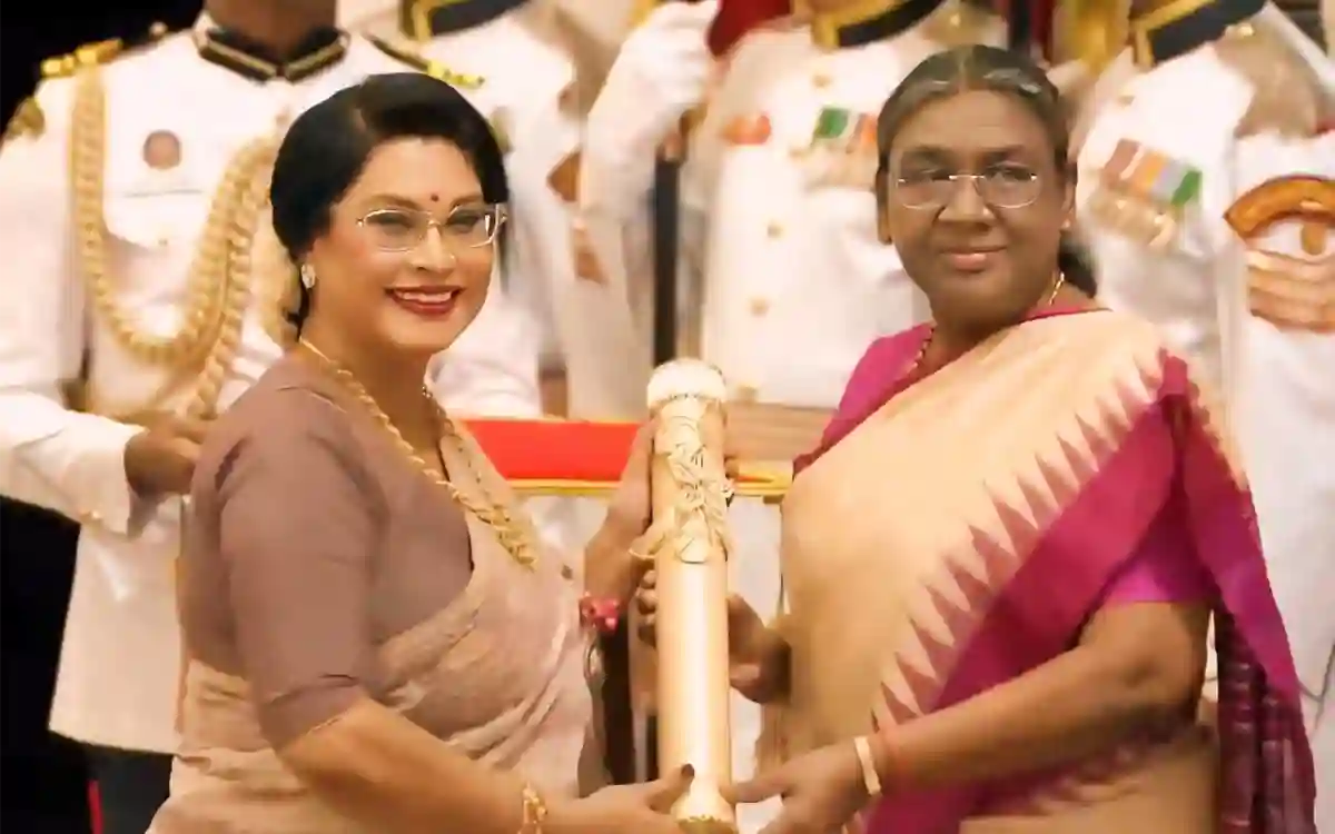 Rezwana Choudhury Bannya received India's 'Padma Shri' award