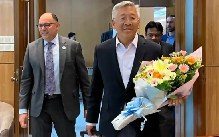 Donald Lu arrived in Dhaka