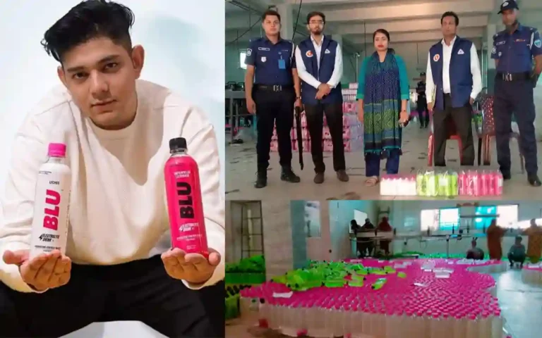 Rafsan's blue drinks were being made in dirty environment in Cumilla, fine 30 thousand taka