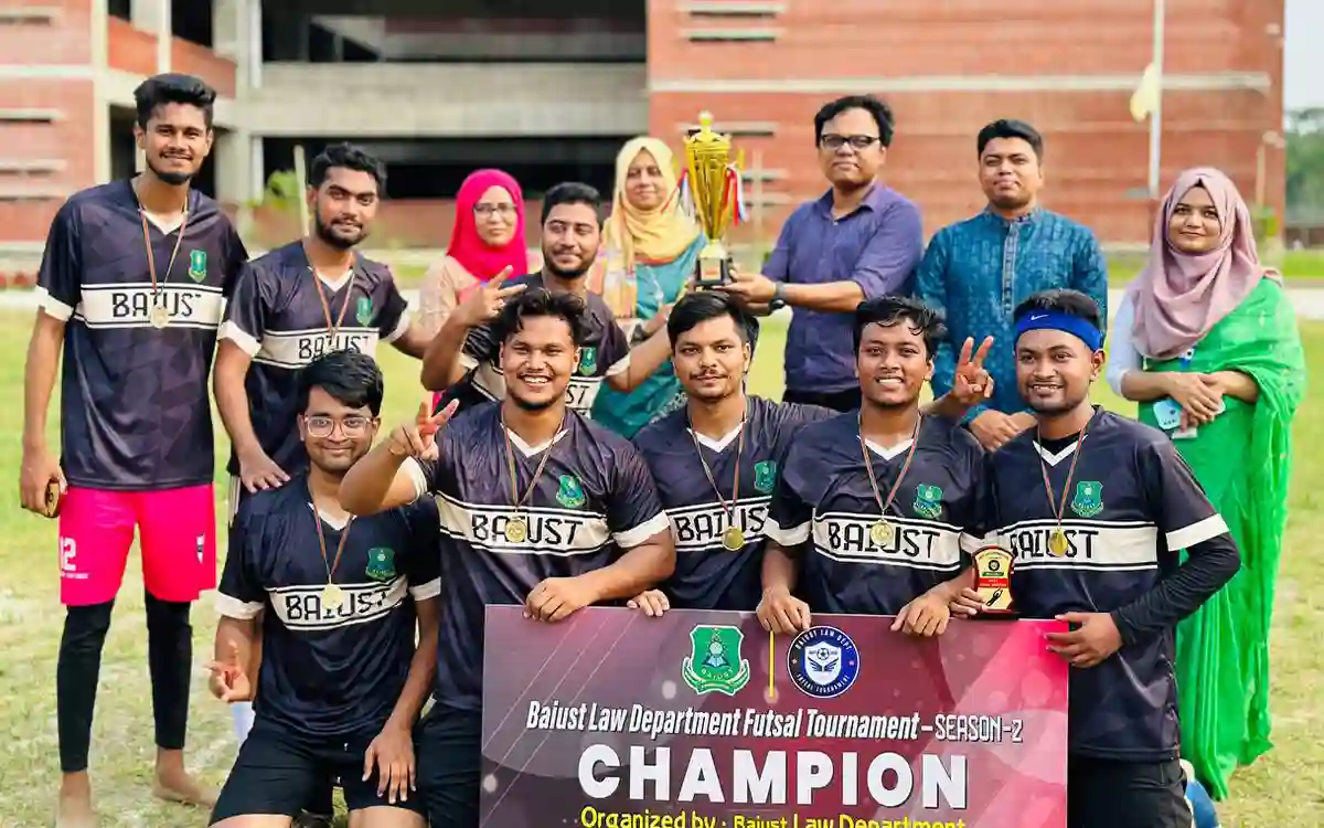 Baiust Law Department Futsal Tournament-2024 curtain came down today