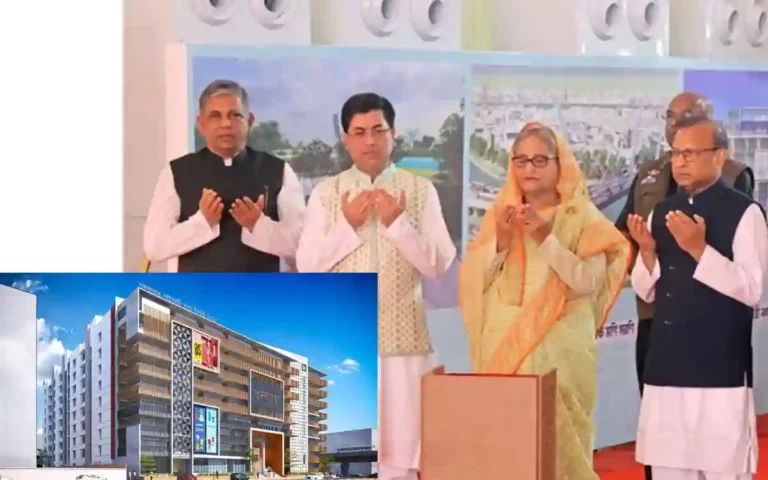 The Prime Minister inaugurated 4 projects including a 10-storey market in Burnt Bangabazar