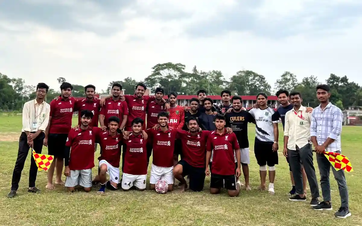 বাইউস্ট আইন বিভাগের ফুটসাল টুর্নামেন্টের শুভ উদ্বোধন
