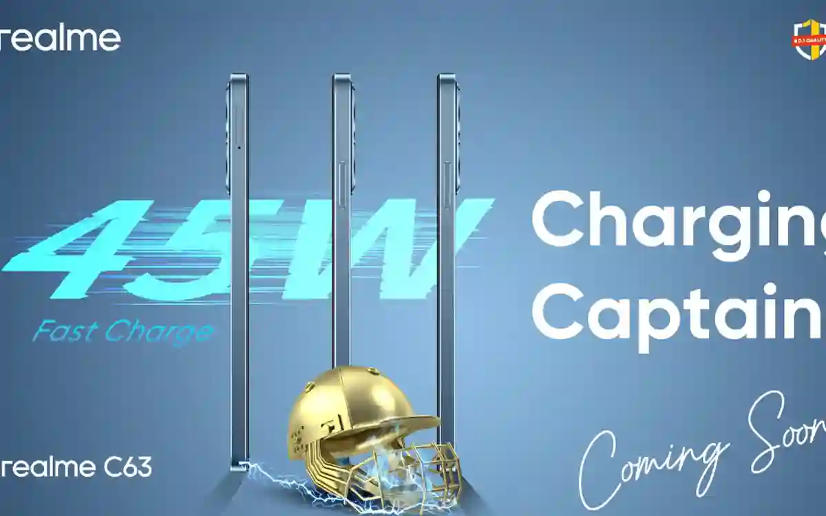 Ahead of T20 World Cup, Realme is coming with 45 Watt charging captain Realme C63