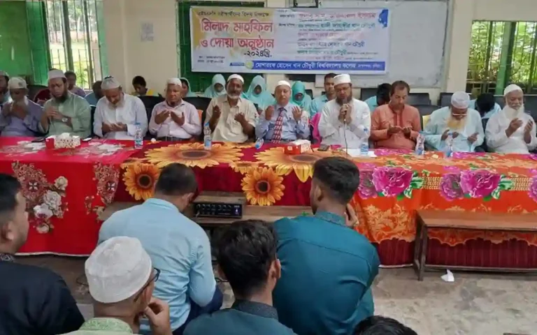 এইচএসসি পরীক্ষা উপলক্ষে ব্রাহ্মণপাড়ায় মিলাদ ও দোয়া মাহফিল অনুষ্ঠিত