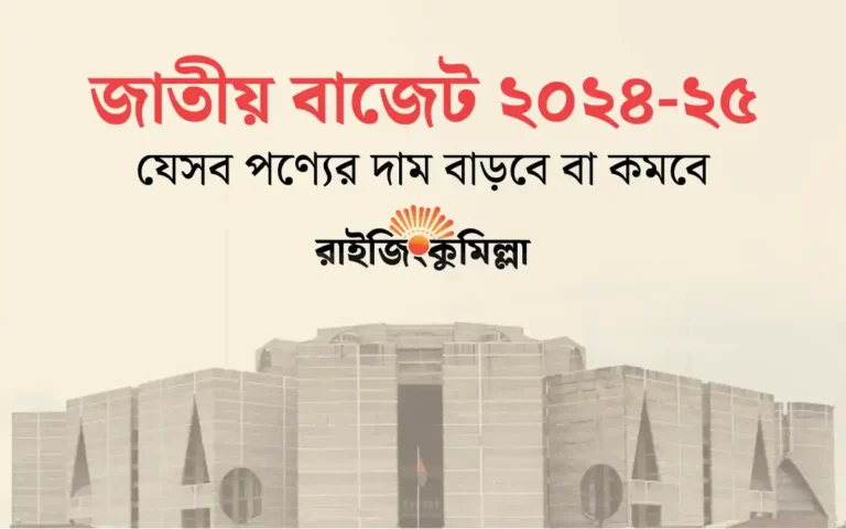 RisingCumilla - National Budget 2024-25 -Commodity prices to increase or decrease