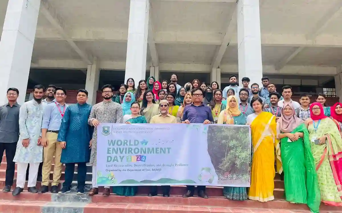 Environment Day is celebrated by Law Department of Bangladesh Army International University of Science and Technology