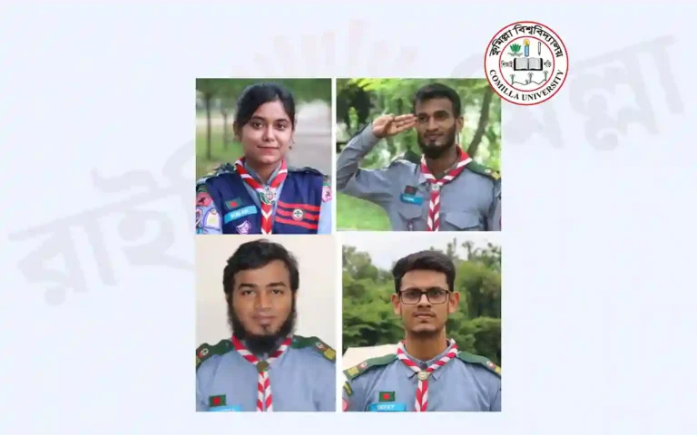 Four Rovers of Cumilla University nominated for National Service Award