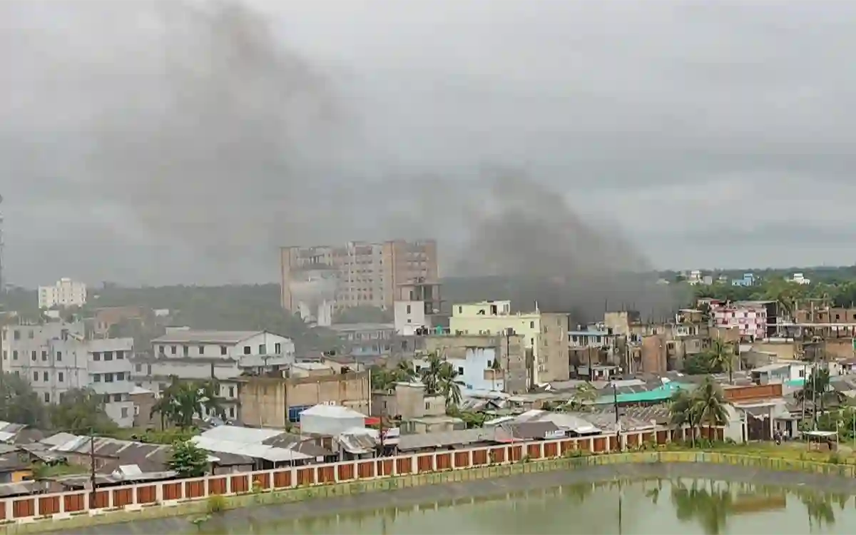 Rising Cumilla - Arson and vandalism in district Awami League office in Noakhali