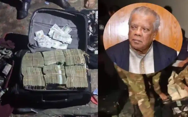 Rising Cumilla - At Amur's residence in Jhalkathi, around 5 crore taka including foreign currency were found in the luggage