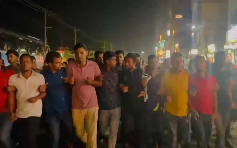 Rising Cumilla - Chhatra Dal protests in Noakhali demanding the resignation of the Home Advisor