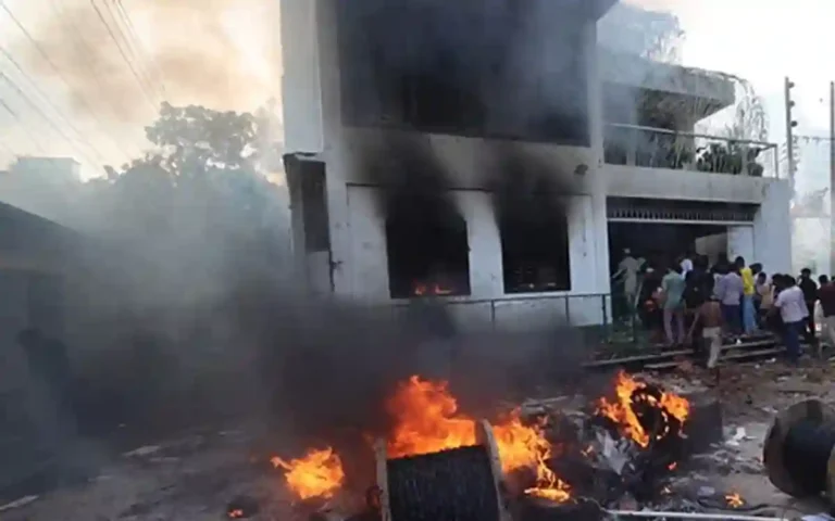 Rising Cumilla - MP Bahar's house burnt