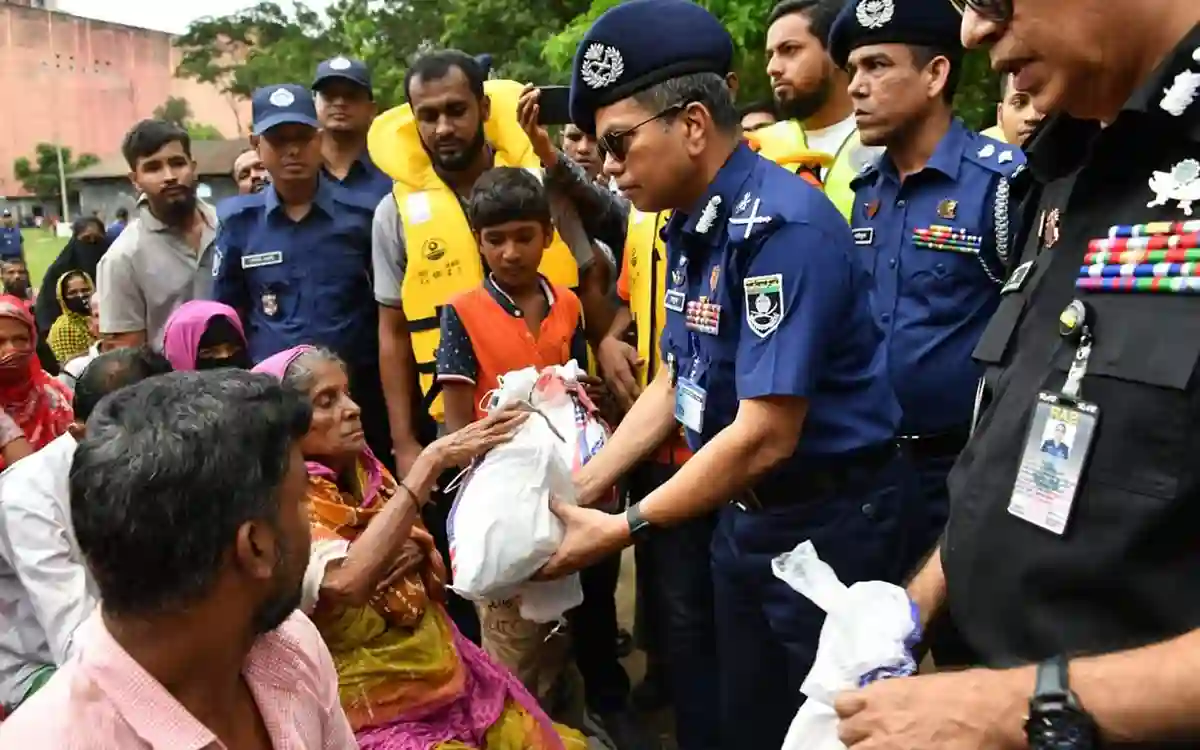 RisingCumilla - Relief distribution and visit of IGP to flood affected areas in Cumilla.webp