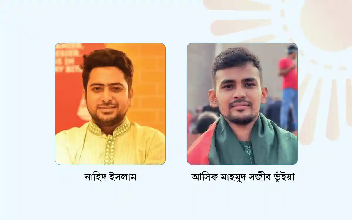 নাহিদ ও আসিফ কোন মন্ত্রণালয়ের দায়িত্ব পেয়েছেন?