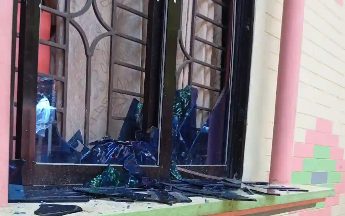 RisingCumilla.Com - Businessman's house was attacked and vandalized in Noakhali