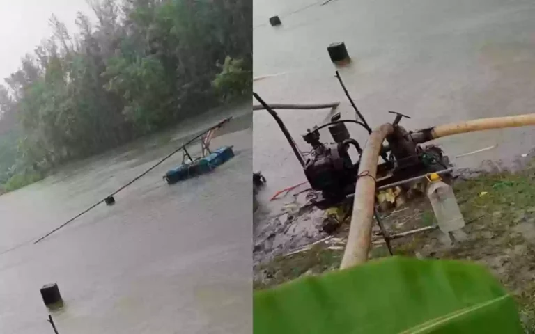 RisingCumilla.Com - Chhatra Dal leader is illegally lifting sand with 5 dredgers