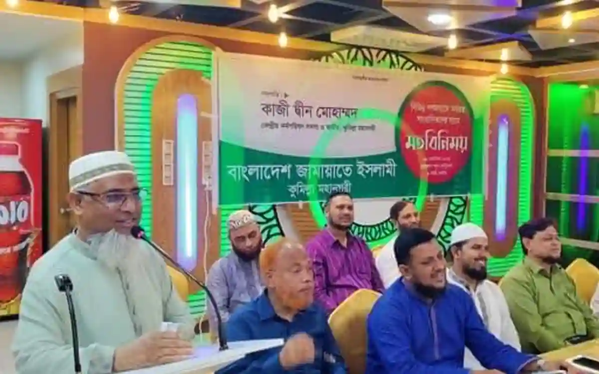 RisingCumilla.Com - Jamaat-e-Islami meeting with journalists in Cumilla