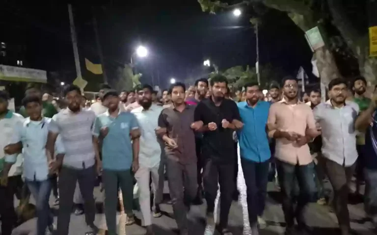 Rising Cumilla - A joyous march to protest the banning of the Chhatra League