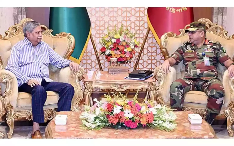 Rising Cumilla - Army chief meeting with the president