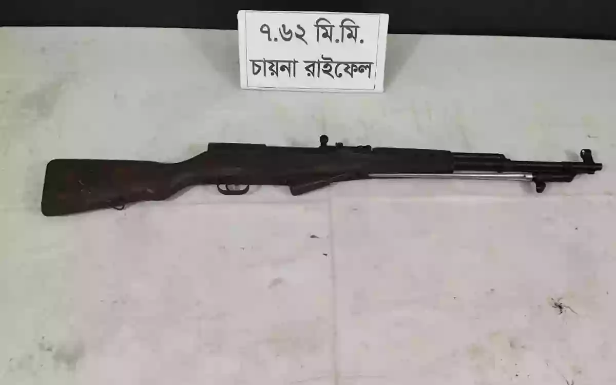 Rising Cumilla.Com - Rifles looted from police station in Noakhali recovered abandoned