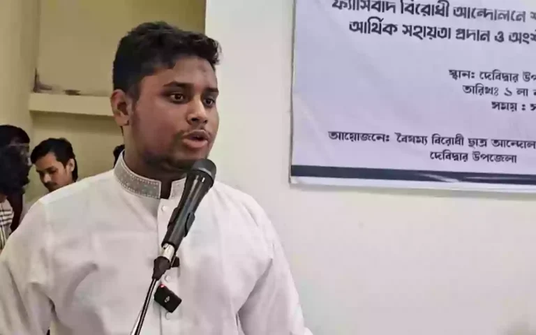 Rising Cumilla - No place for extortion in Devidwar Said Hasnat Abdullah