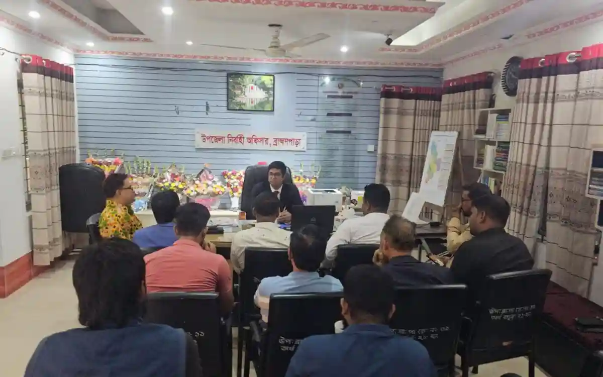 ব্রাহ্মণপাড়ায় সাংবাদিকদের সাথে নবাগত ইউএনও এর মতবিনিময় সভা