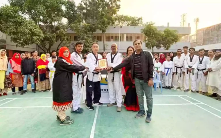 Rising Cumilla - Completed advanced Taekwondo training under Korean coach