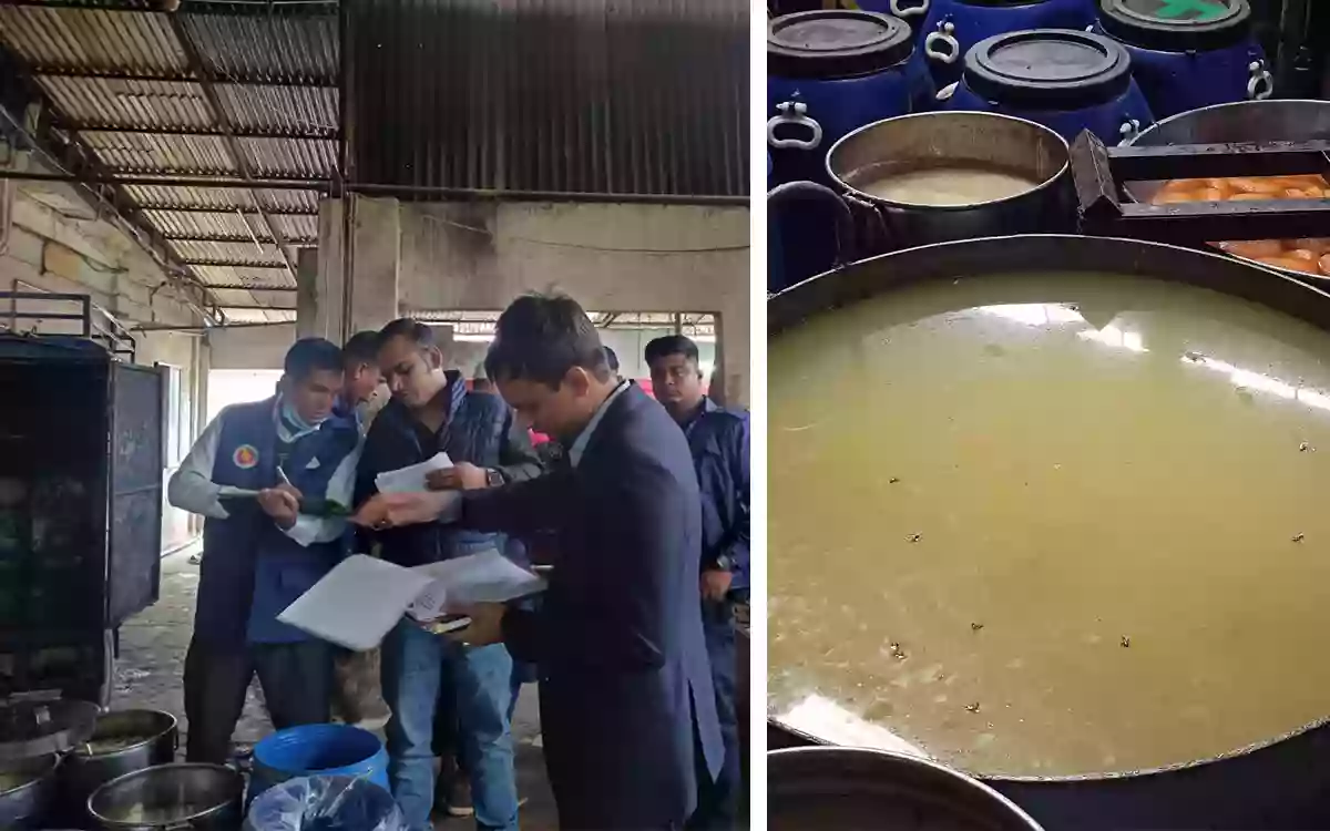 Rising Cumilla - Making sweets in unsanitary and dirty environment in Comilla, fine 1.5 lakh taka