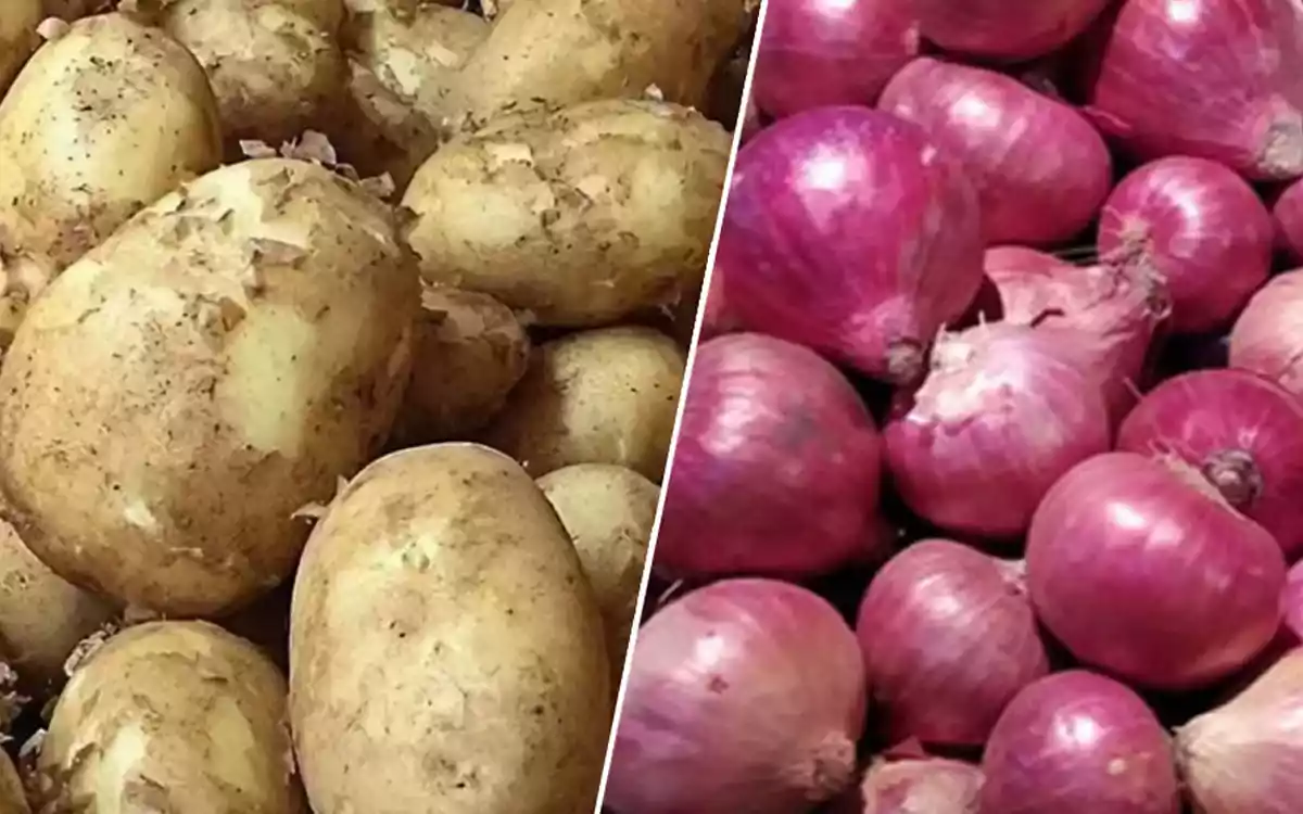 Rising Cumilla - potatoes and onions