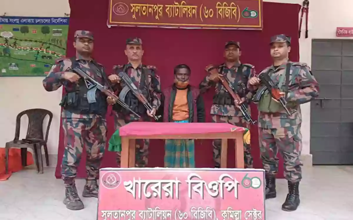 Indian nationals detained illegally crossing Comilla border