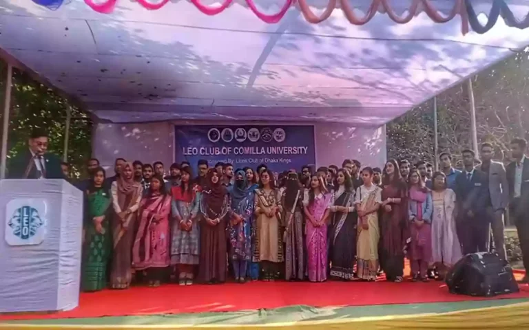 Installation program of Leo Club of Comilla University held