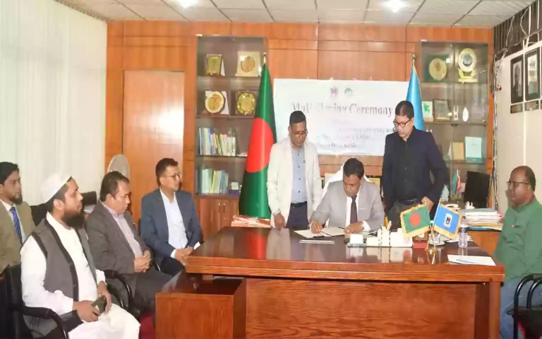 Signing of Memorandum of Understanding with Shiheji University of China with Nobiprobi